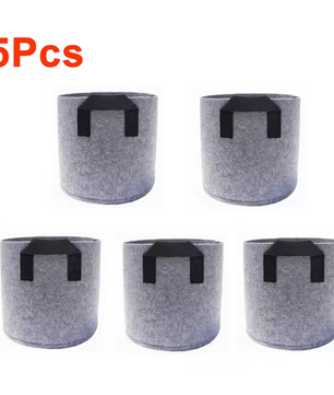 Kweekzak voor Planten en Groenten – Niet-Geweven Plantzak met Handgrepen voor Tuin en Balkon