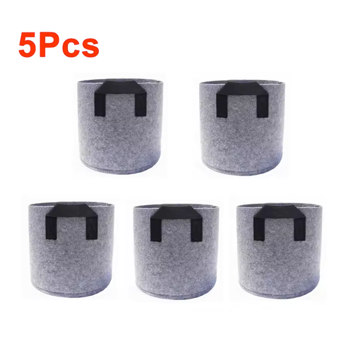 Kweekzak voor Planten en Groenten – Niet-Geweven Plantzak met Handgrepen voor Tuin en Balkon