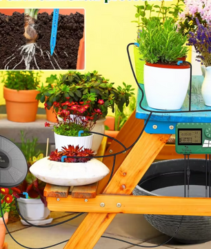 Zonne-energie Druppelirrigatiesysteem – Automatisch DIY Bewateringssysteem voor Tuin, Balkon en Kas