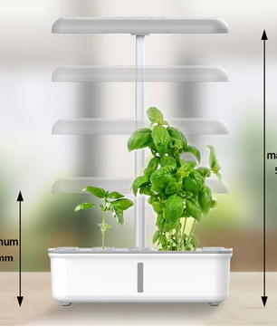 Slim Hydrocultuur Kweeksysteem met LED Groeilamp – WiFi Indoor Kruidentuin met Zelfbewatering