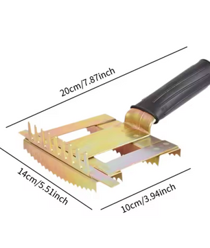 Vee Ontharingskam – Metalen Deshedding Kam voor Paarden, Koeien en Schapen
