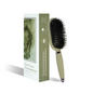 Haarborstel met Natuurlijke Varkensharen – Antistatische Ontwarborstel voor Hoofdhuidmassage