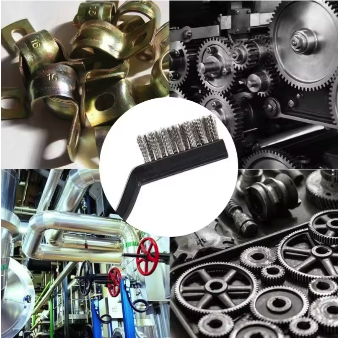 Set van 6 Draadborstels – Reinigingsborstels voor Ontroesten en Verfresten Verwijderen