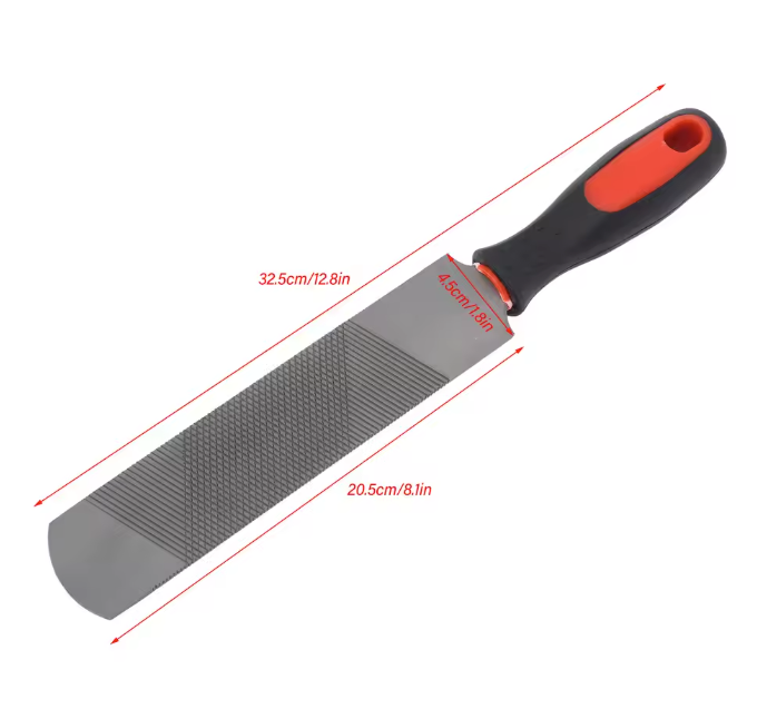 8 Inch Hoefrasp voor Paarden – Hoefvijl van Koolstofstaal met Ergonomisch Handvat