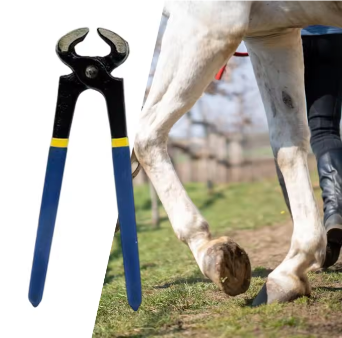 Professionele Hoefkniptang voor Paarden – Hoeftrimmer van Staal voor Hoefonderhoud