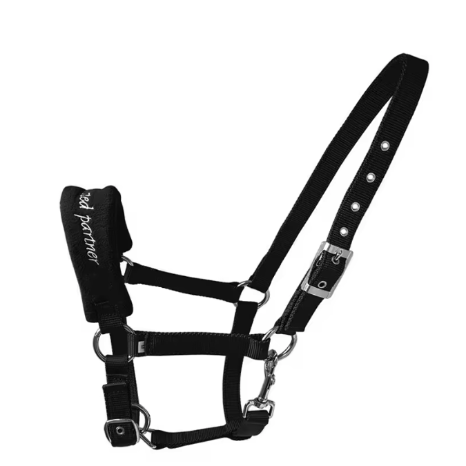 Verstelbaar Nylon Paardenhalster – Slijtvast Hoofdstel met Metalen Gespen