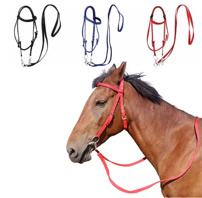 Verdikt Paardenhalster – Verstelbare Nylon Hoofdband voor Paarden