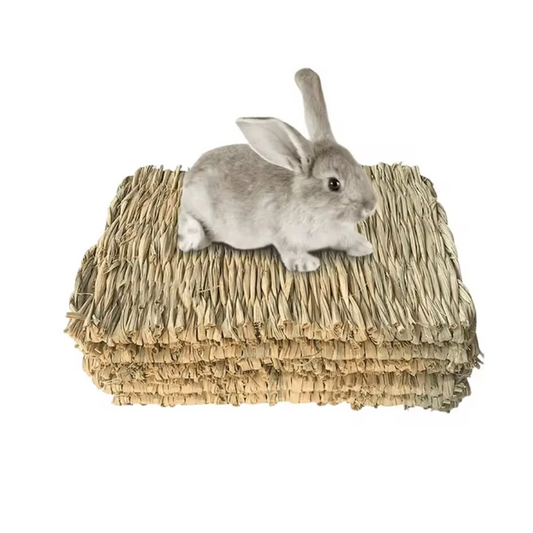 Natuurlijke Grasmat voor Konijnen en Knaagdieren – Geweven Kooi Bodembedekking