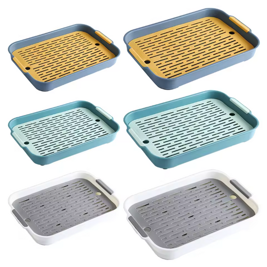 Konijnen Toiletbak met Rooster – Huisdiertoilet voor Cavia’s en Knaagdieren