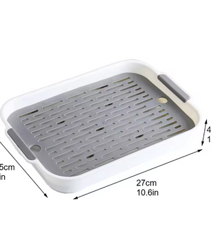 Konijnen Toiletbak met Rooster – Huisdiertoilet voor Cavia’s en Knaagdieren