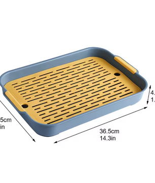 Konijnen Toiletbak met Rooster – Huisdiertoilet voor Cavia’s en Knaagdieren