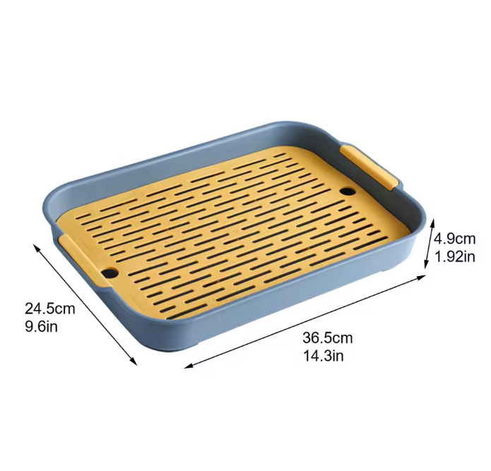 Konijnen Toiletbak met Rooster – Huisdiertoilet voor Cavia’s en Knaagdieren