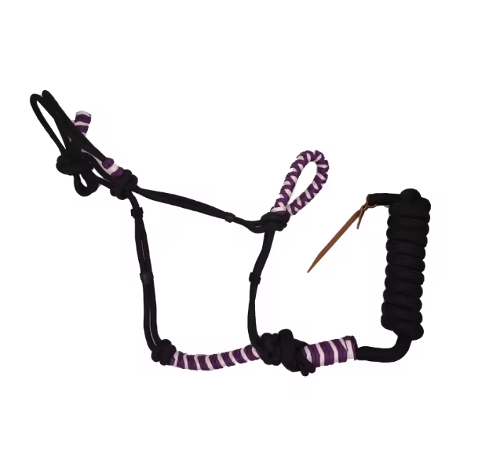 Western Training Halster voor Paarden – Nylon Halter met Touw