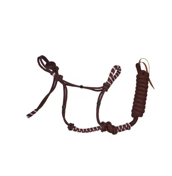 Western Training Halster voor Paarden – Nylon Halter met Touw