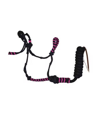 Western Training Halster voor Paarden – Nylon Halter met Touw
