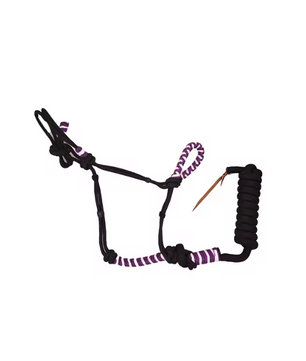 Western Training Halster voor Paarden – Nylon Halter met Touw