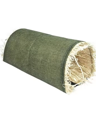 Opvouwbaar Geweven Huis voor Kleine Dieren – Konijnen, Cavia’s en Hamsters – Natuurlijke Kauwmat en Schuilplek