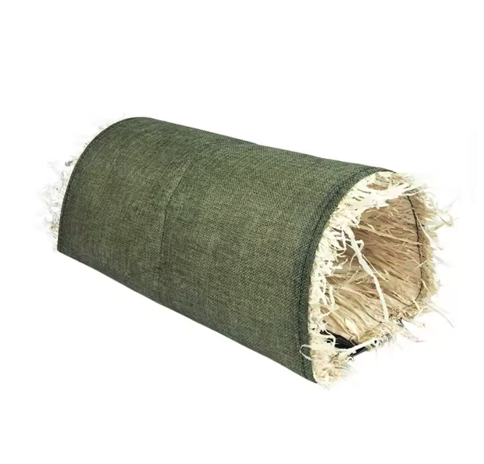 Opvouwbaar Geweven Huis voor Kleine Dieren – Konijnen, Cavia’s en Hamsters – Natuurlijke Kauwmat en Schuilplek