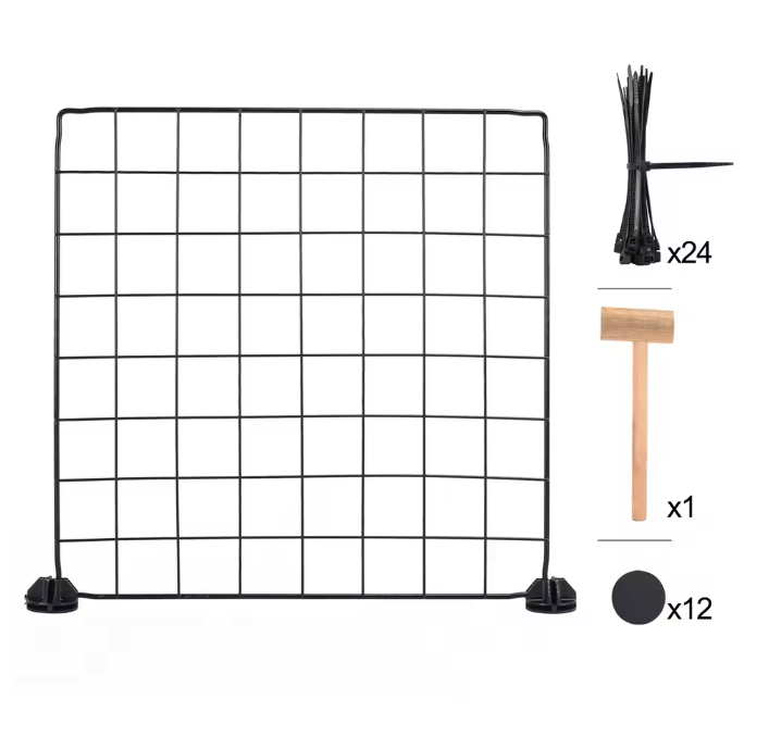 Modulaire Dierenren voor Kleine Huisdieren – Metalen Draad Puppybox met 12 Panelen