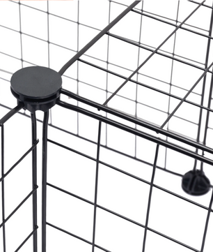 Modulaire Dierenren voor Kleine Huisdieren – Metalen Draad Puppybox met 12 Panelen