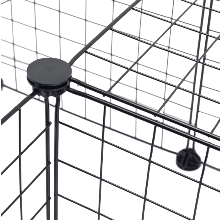 Modulaire Dierenren voor Kleine Huisdieren – Metalen Draad Puppybox met 12 Panelen