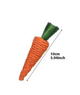 Natuurlijk Kauwspeelgoed voor Konijnen en Knaagdieren – Handgeweven Stro en Rotan Speelbal