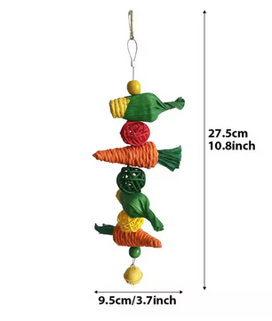 Natuurlijk Kauwspeelgoed voor Konijnen en Knaagdieren – Handgeweven Stro en Rotan Speelbal