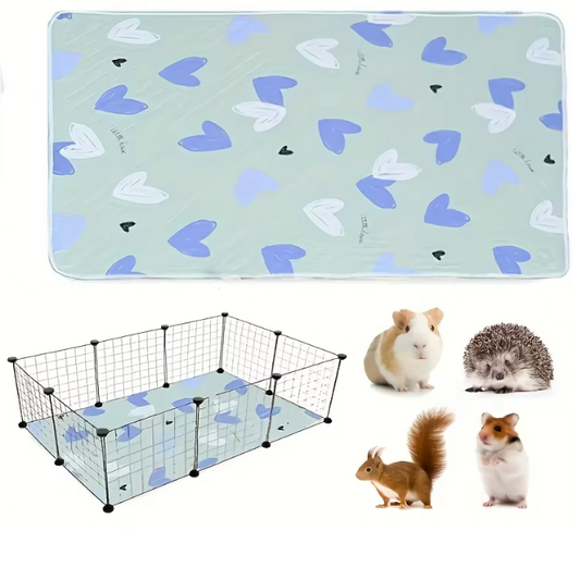 Wasbare Kooimat voor Konijnen en Knaagdieren – Superabsorberende Antislip Bodembedekking