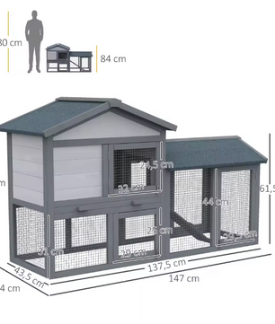 Houten Konijnenhok voor Buiten – Ruim Verblijf voor Konijnen en Cavia’s