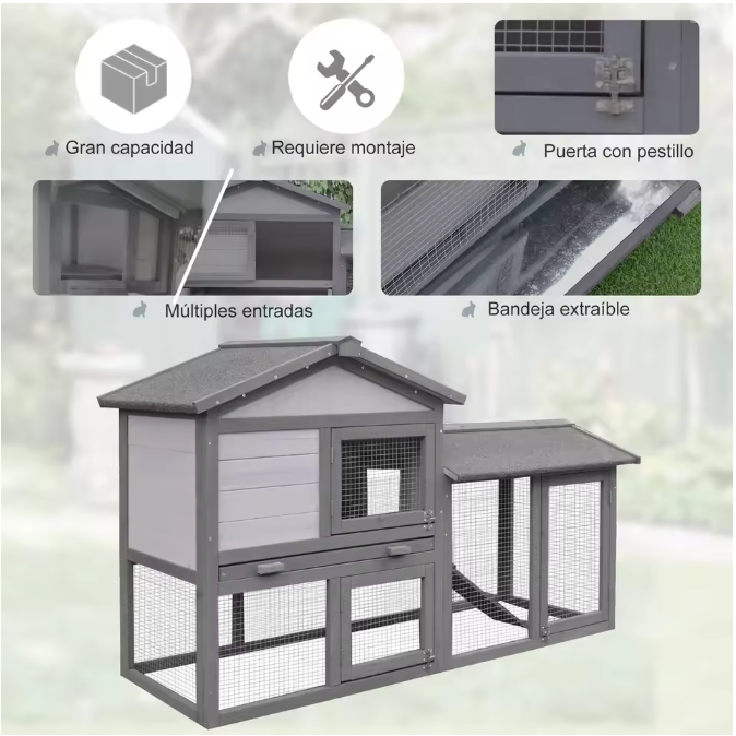 Houten Konijnenhok voor Buiten – Ruim Verblijf voor Konijnen en Cavia’s