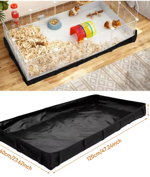 Waterdichte Kooi Liner voor Cavia’s en Knaagdieren – Oxford Doek Bodemmat