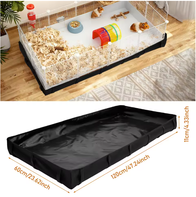 Waterdichte Kooi Liner voor Cavia’s en Knaagdieren – Oxford Doek Bodemmat