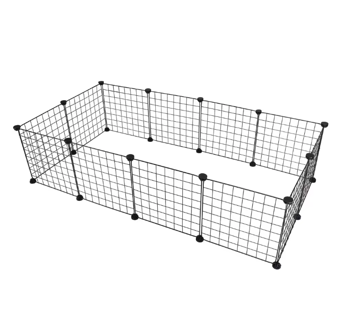 Modulaire Dierenren voor Kleine Huisdieren – Metalen Puppybox met 12 Panelen