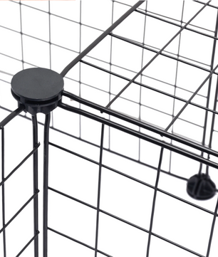 Modulaire Dierenren voor Kleine Huisdieren – Metalen Puppybox met 12 Panelen