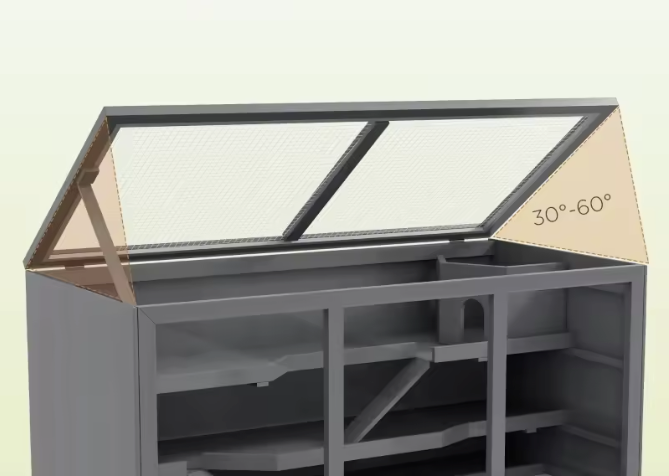 Houten Hamsterkooi met 3 Verdiepingen – Ruime Knaagdierkooi met Trap