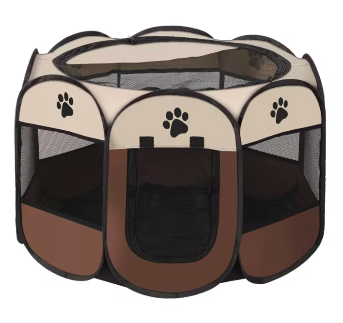 Opvouwbare Huisdierbox voor Honden en Katten – Draagbare Speelren van Oxford Stof