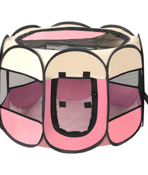 Opvouwbare Huisdierbox voor Honden en Katten – Draagbare Speelren van Oxford Stof