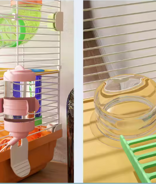 Hamsterkooi met 5 Verdiepingen, Tunnel en Oefenwiel – Knaagdierkooi met Accessoires