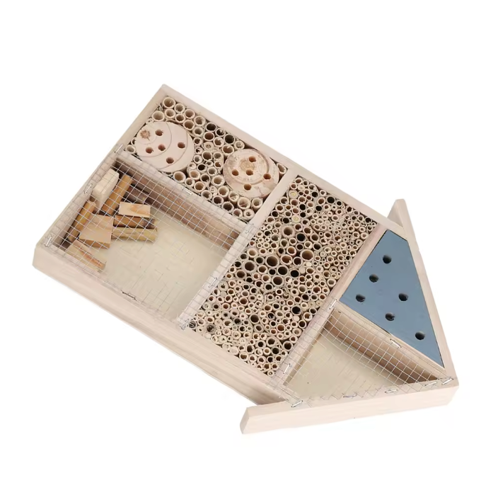 Houten Bijenhuis voor Tuin – Insectenhotel voor Bijen en Nuttige Insecten