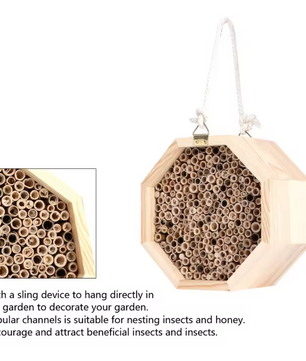 Houten Insectenhotel voor Tuin – Bijenhuis en Nestkast voor Nuttige Insecten