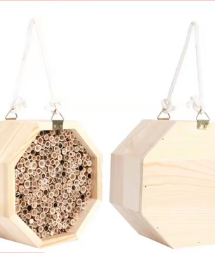 Houten Insectenhotel voor Tuin – Bijenhuis en Nestkast voor Nuttige Insecten