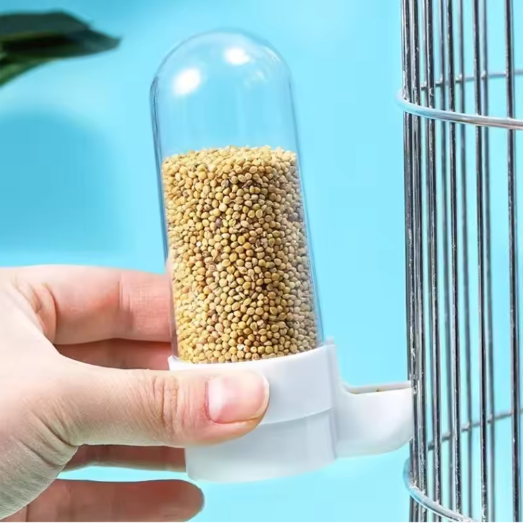 Automatische Vogel Drinkbak – Hangende Waterdispenser voor Vogelkooien, Kunststof Drink- en Voerhouder