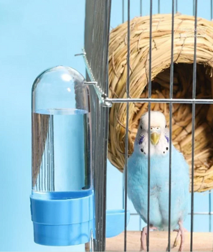 Automatische Vogel Drinkbak – Hangende Waterdispenser voor Vogelkooien, Kunststof Drink- en Voerhouder
