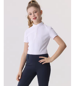 Zomer Paardensport T-shirt voor Kinderen – Sneldrogend en Hoog Elastisch