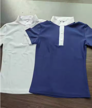 Zomer Paardensport T-shirt voor Kinderen – Sneldrogend en Hoog Elastisch