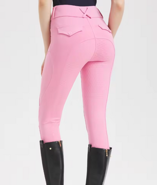 Professionele Paardrijbroek voor Dames – Siliconen Antislip Zitvlak en Hoog Elastisch