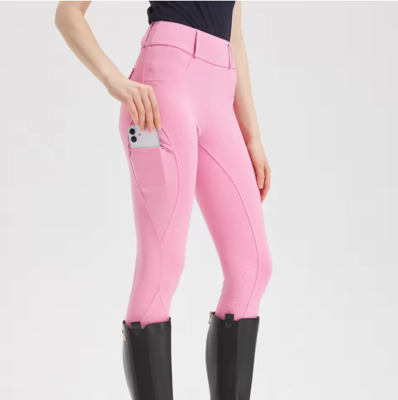 Professionele Paardrijbroek voor Dames – Siliconen Antislip Zitvlak en Hoog Elastisch