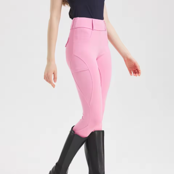 Professionele Paardrijbroek voor Dames – Siliconen Antislip Zitvlak en Hoog Elastisch