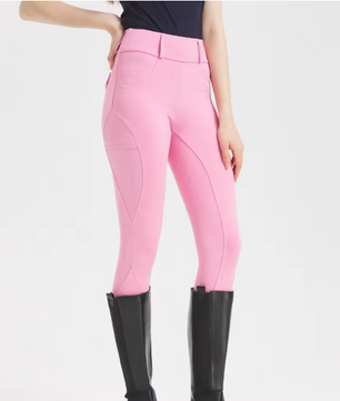 Professionele Paardrijbroek voor Dames – Siliconen Antislip Zitvlak en Hoog Elastisch