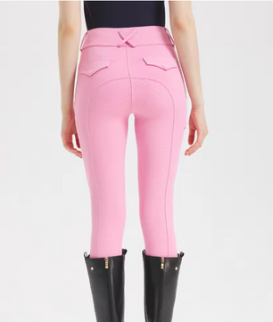 Professionele Paardrijbroek voor Dames – Siliconen Antislip Zitvlak en Hoog Elastisch
